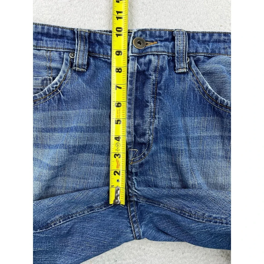Carbon2cobalt Mens 32x32 Blue Medium Wash Straight Denim Jeans 125014